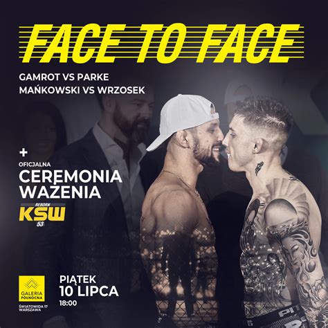 Ceremonia ważenia i face to face przed galą KSW 53 Reborn FIGHT24 PL