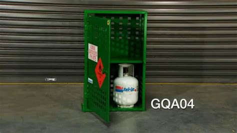 4 X 9kg Gas Bottle Storage Cage Gqa04 Youtube