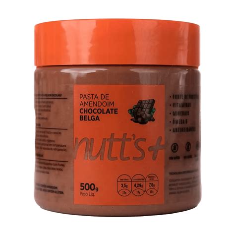 PASTA DE AMENDOIM CHOCOLATE BELGA 500G NUTTSMAIS Ohway