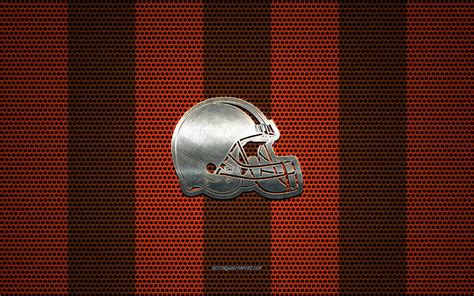 Cleveland Browns Logo American Football Club Metal Emblem Brown