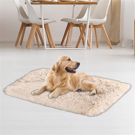 Gzly Washable Dog Bed Mat Reversible Dog Crate Pad Soft Fluffy Pet