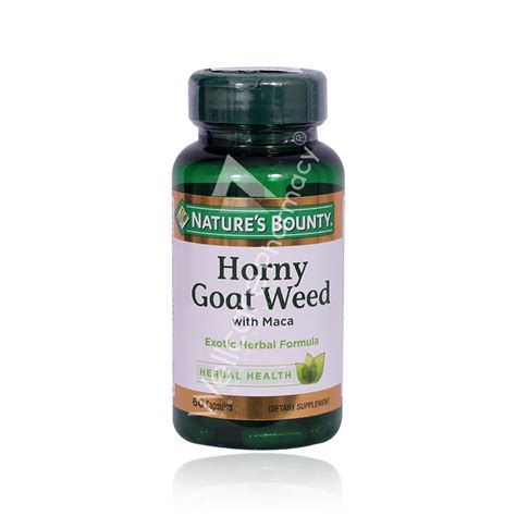 Natures Bounty Horny Goat Weed With Maca Capsules 1X60 S Wellcare