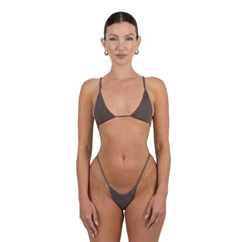 Swim Triangle Top Mocha Davis Active