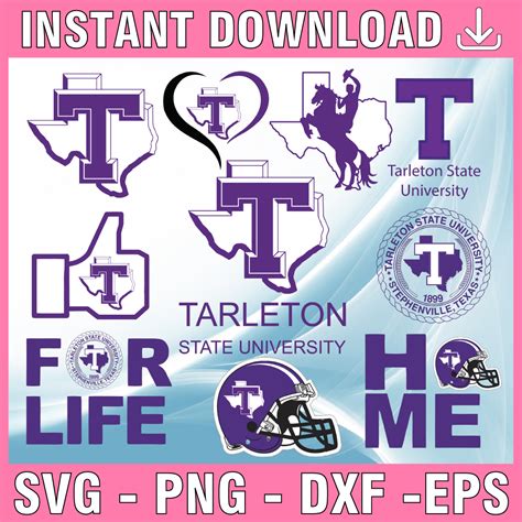 10 Files Tarleton State Texans Svg Bundle Ncaa Teams Svg N Inspire