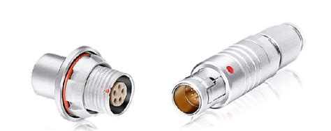 Circular Push Pull Connectors Are Mating De Mating Compatible Electronic Products