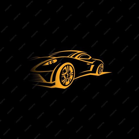 Premium Vector | Car yellow silhouette vector art Illustration