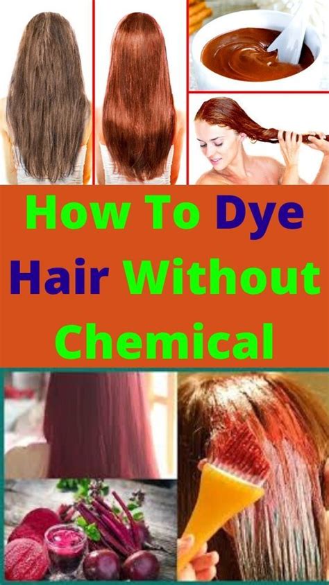 How To Dye Hair Naturally Without Chemicals Dyed Hair Natural Hair