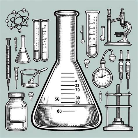 flask outline pictures