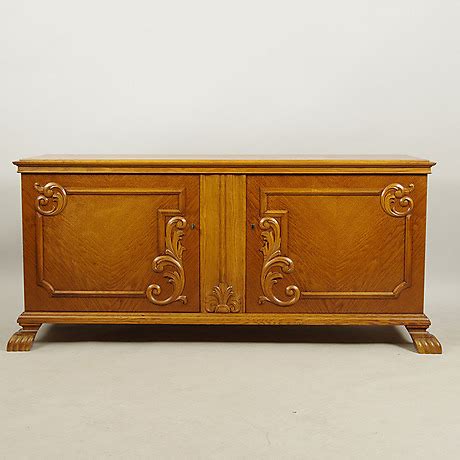 Sideboard Ek Tal M Bler Sk P Hyllor Auctionet