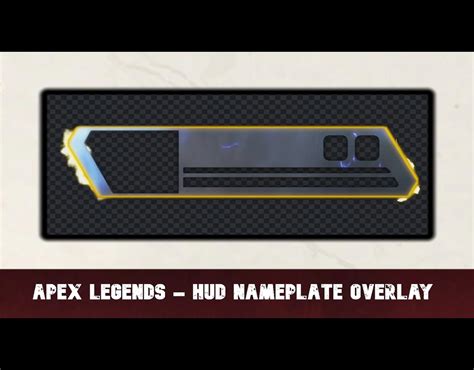 Apex Legends Healthbar Health Bar Superposición Hud Animada Etsy México