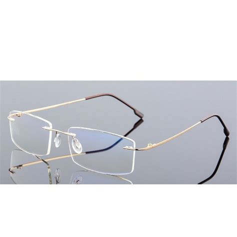 rimless frames frameless specs blue light glasses  men  women ey