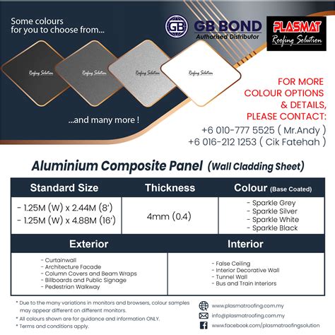 Aluminium Composite Panel Acp Wall Cladding Sheet Aluminium Composite