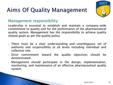 Basic Concepts Of Quality Assurance And Management