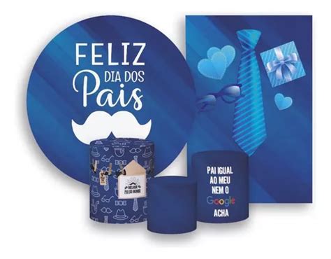 Kit Pain Is De Festa Trio Capa Dia Dos Pais Azul Mercadolivre