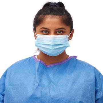 Medline Astm Level Face Mask With Antifog Foam Ct