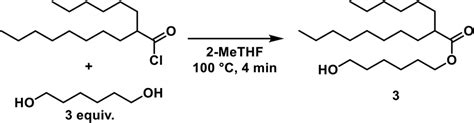 Continuous Flow Synthesis Of The Ionizable Lipid ALC 0315 Reaction