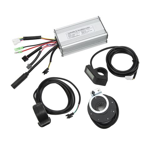 Electric Bike 36v 48v 22a Brushless Controller Lcd4 Display 130x Thumb Throttle Kit For 500w