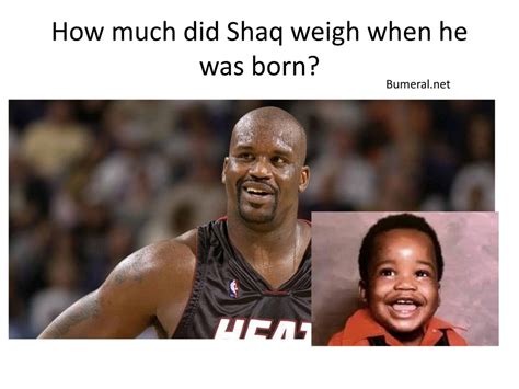 How Much Did Shaq Weigh When He Was Born? – Sports Knowledge