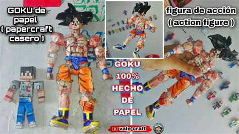 Como Hacer Una Figura De Acci N De Papel De Goku Dragon Ball