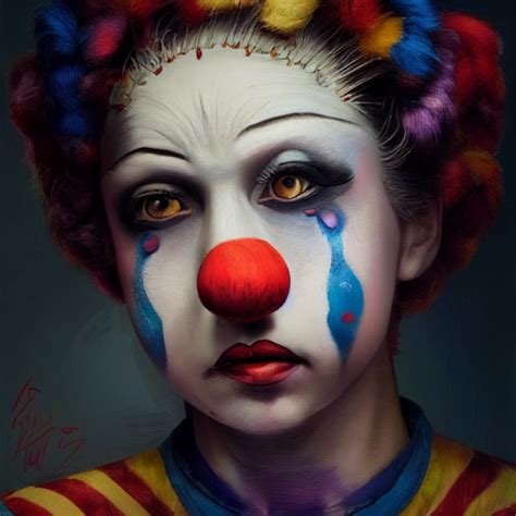 Female Clown Midjourney Openart