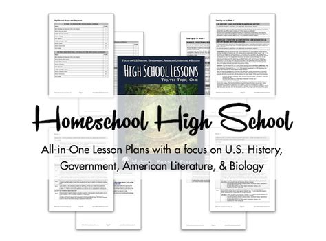 Homeschool High School Lesson Plans : Half a Hundred Acre Wood