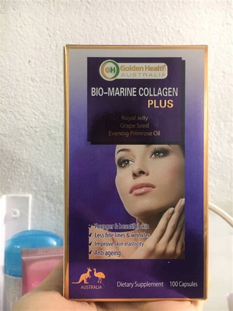 Viên Uống đẹp Da Golden Health Bio Marine Collagen Plus Của Úc 100 Viên Heluva