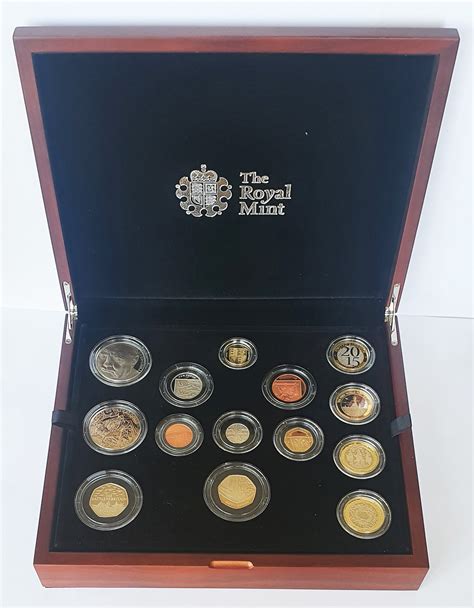 2015 Royal Mint Premium Proof Coin Set, boxed with certificate - M ...