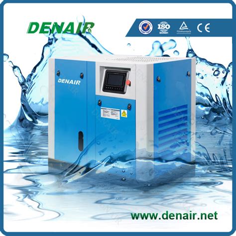 Denair Water Cooling 1550 Cfm Oil Free Air Screw Compressors China