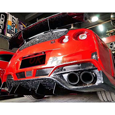 Varis Style Half Carbon Fiber Cfrp Fender For Nissan R Gtr