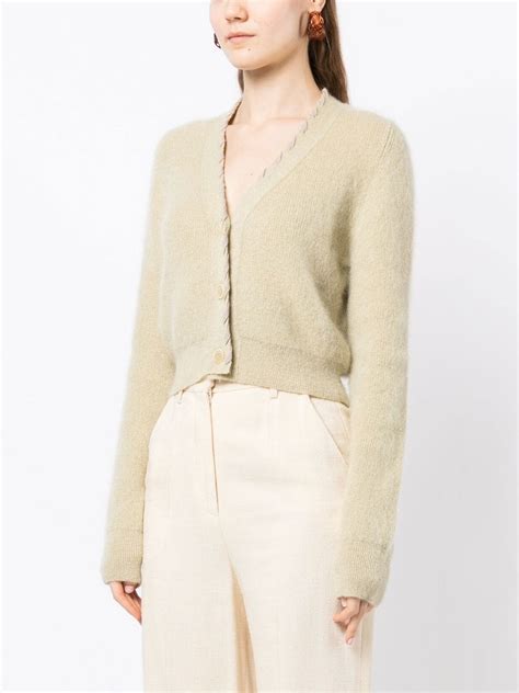 Jacquemus Mohair Button Up Cardigan Farfetch