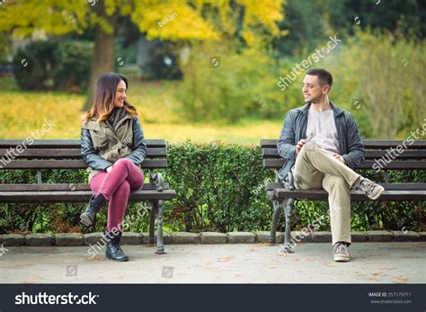 People Sitting On A Bench