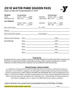 Fillable Online Summer Day Camp Enrollment Application The Mcgaw