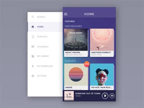 Mobile Menu Ui Inspiration Via Muzli By Muzli Muzli Design