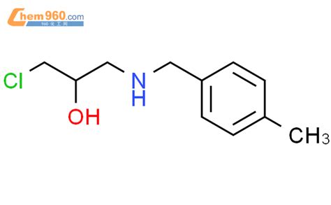 111043 26 6 2 Propanol 1 chloro 3 4 methylphenyl methyl amino 化学式