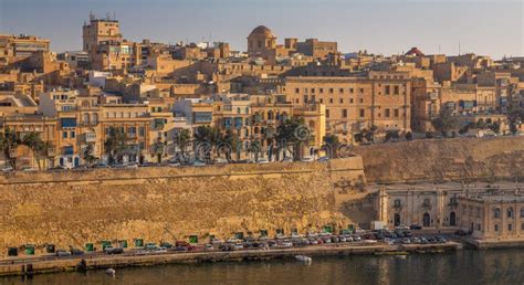 Valletta Panorama Of The City Center Stock Image Image Of Malta