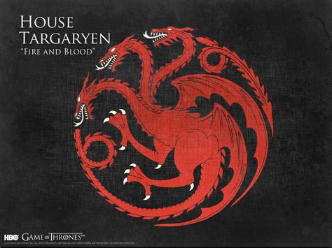 Targaryen Sigil Game Of Thrones Houses House Targaryen