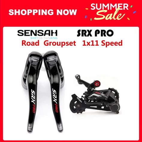 Sensah Srx Pro X Speed S Road Bike Groupset Sti R L Shifter Rear