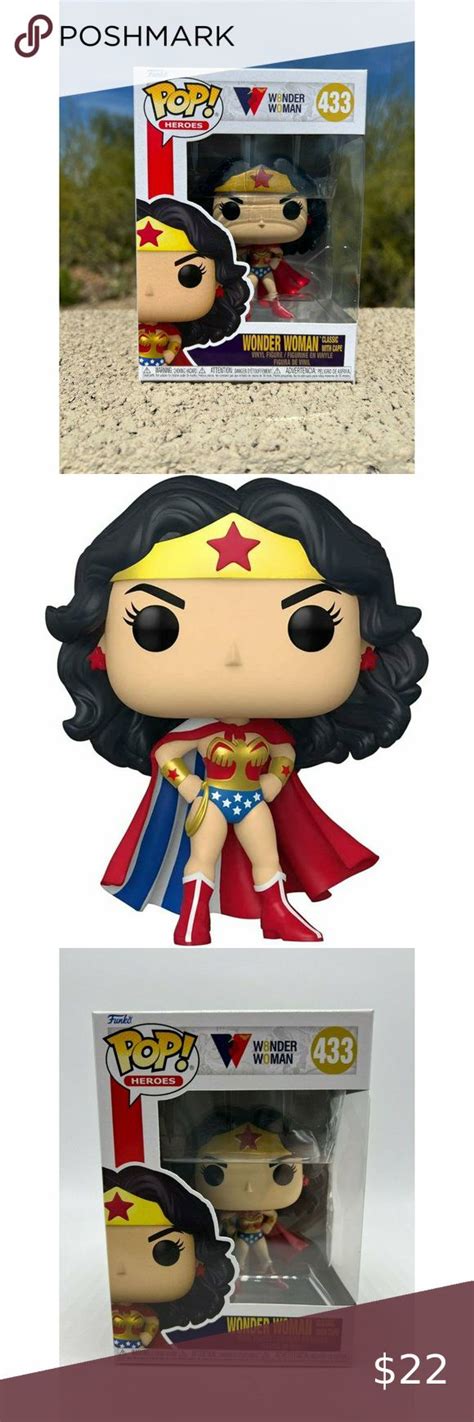 Funko Pop Heroes Wonder Woman 80th Wonder Woman Classic With Cape