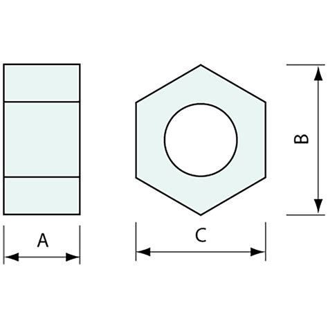 Hex Nut Nylon M16