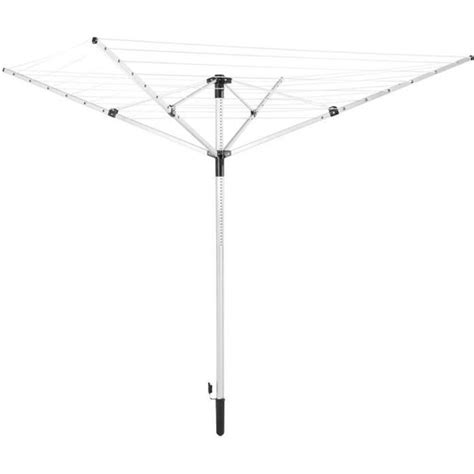 Leifheit 85355 Séchoir parapluie LinoPush 400 Etendoir extérieur