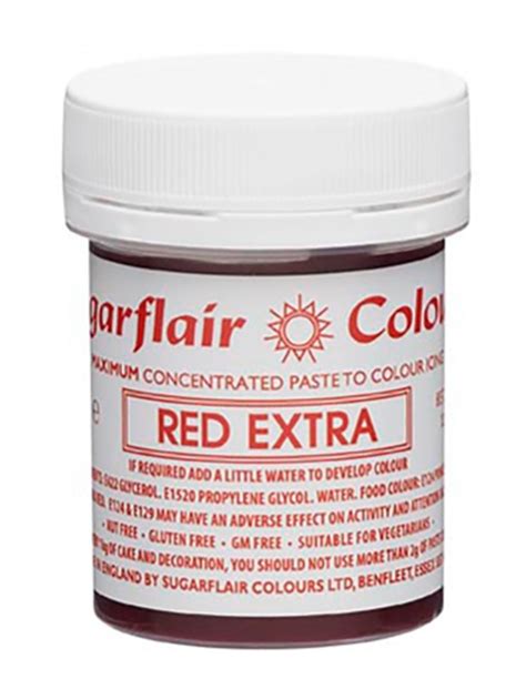 Sugarflair Spectral Paste Red Extra