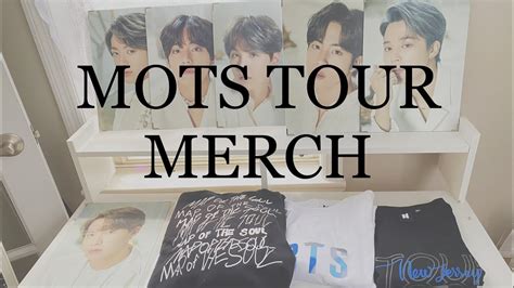 Bts ♡ 방탄소년단 Mots Tour Merch Try On Haulunboxing Youtube