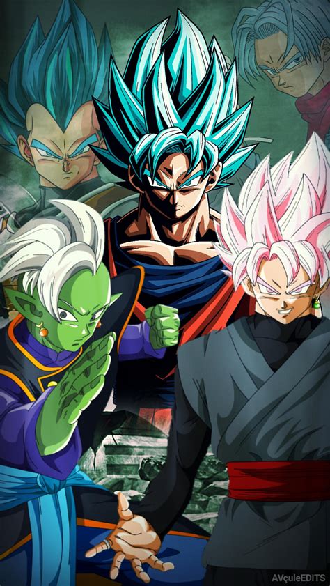 Goku SSJB ,Black SSJR, Zamasu by AbhinavtheCule on DeviantArt