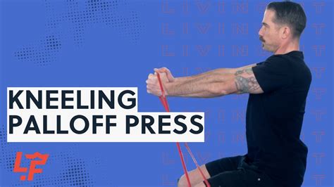 How To Do The Kneeling Pallof Press With Resistance Bands Movement