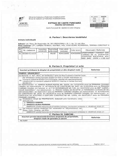 Carte Funciara Pdf Pdf