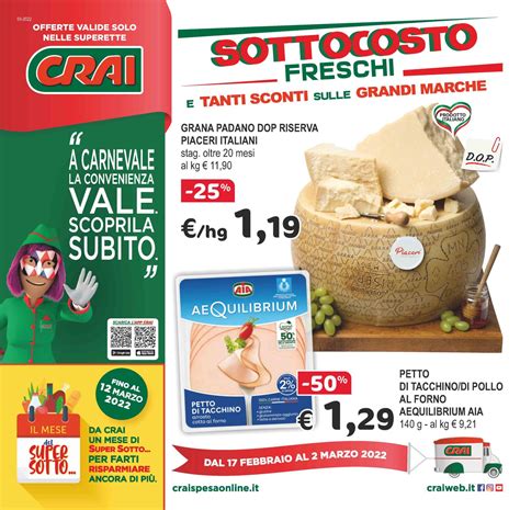 Calam O Volantino Crai Ama Superette Dal Febbraio Al Marzo