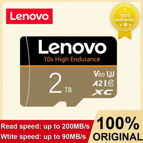 Lenovo Cart O De Mem Ria Flash De Alta Velocidade Micro Tf Cart O Sd U