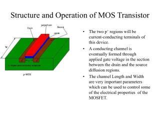 PPT Structure MOS Transistor MOSFET PowerPoint Presentation Free