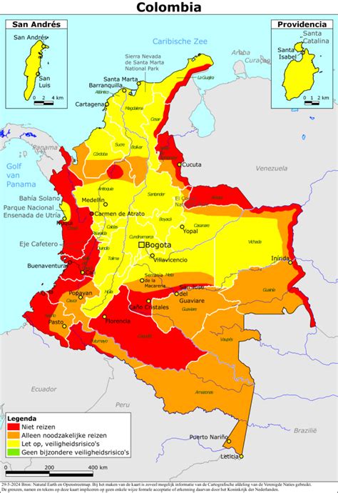 Kaart Bij Reisadvies Colombia Reisadvies Colombia Ministerie Van