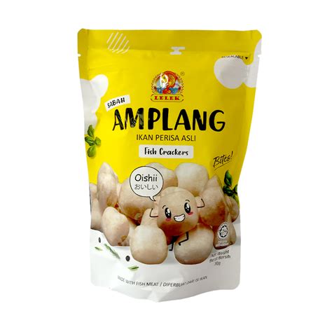 Lelek - Amplang Fish Crackers (70g) (24/carton) – TastySnackAsia